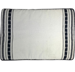 Коврик яхтенный нескользящий Marine Business Santorini Anchors 600х450мм белый (10266024)